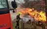 Banjalučki vatrogasci gasili požar, gorio pomoćni objekat (FOTO)
