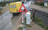 Kombijem polomio polubranik na pruzi u Banjaluci čim je postavljen (VIDEO)