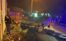 Nezgoda u Banjaluci: Autom završio u dvorištu kuće (FOTO)