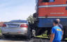 Željeznice Republike Srpske: Automobil podletio pod lokomotivu