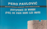 Zbirka pjesama "(Ne)mir u riječima" Pere Pavlovića objavljena u Rumuniji