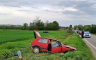 Sudar kod Bijeljine: Iz jednog vozila ispao motor, drugo završilo u njivi (FOTO)